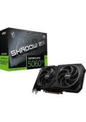 MSI VGA GEFORCE RTX 5060 TI 16G SHADOW 2X OC PLUS 16GB GDDR7 128B DX12