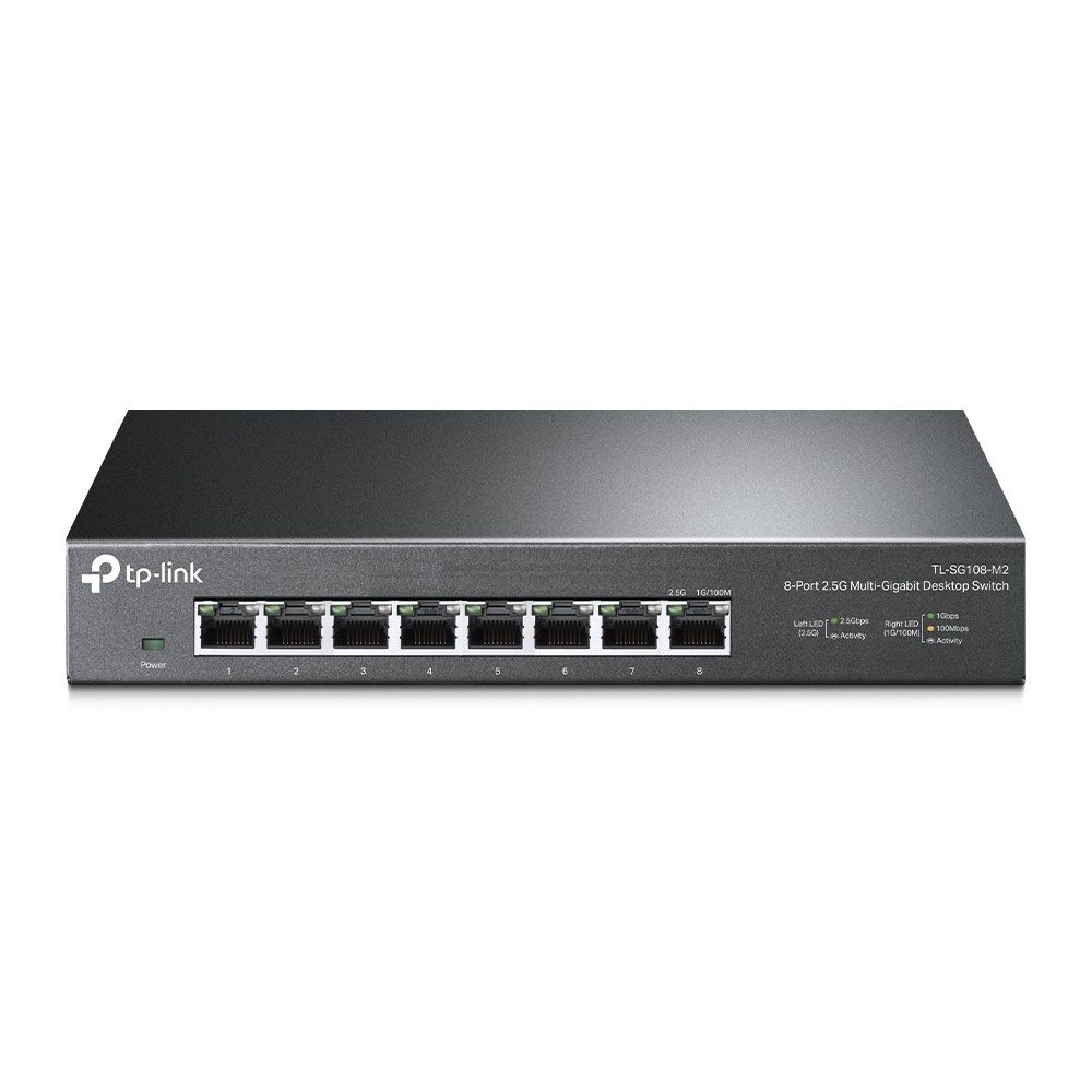 TP-LINK TL-SG108-M2 8 Port 10/100/1000 Mbps Gigabit Yönetilemez Masaüstü Switch