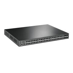 TP-Link Omada TL-SG3452P JetStream 48-Port Gigabit and 4-Port Gigabit SFP L2+ Managed Switch with 48-Port PoE+