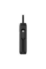 S-link G450 20000mAh PD45W+QC3.0 Dahili Kablolu Siyah LCD Taşınabilir Pil Şarj Cihazı Powerbank