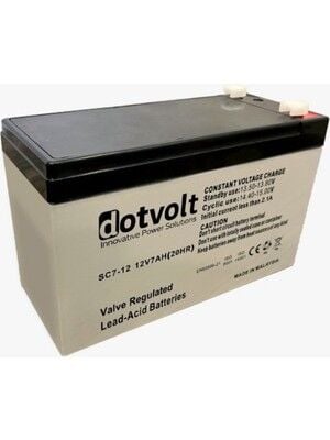 DOTVOLT SC 7  
7AH 12V Kuru Tip UPS+Güvenlik Aküsü