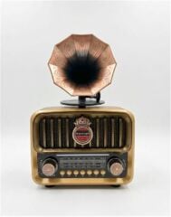 Everton RT-606 Gramofonlu, Şarjlı,  Nostaljik Radyo( Bluetooth-USB-SD-FM)