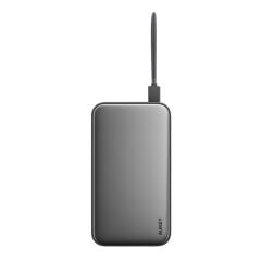 AUKEY PB‑Y48 Spark Sling 20000 mAh / 74 Wh Li‑Polymer 100 W USB‑C PD 3.0 + 22.5 W USB‑A Powerbank, Dahili Örgülü USB‑C Kablo, Gri