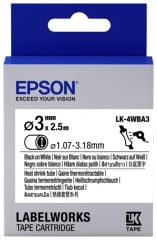 Epson LK-4YBA3 Sarı Üzeri Siyah Makaron (1,07-3,18 mm çap) 2,5Metre