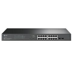 TP-Link Omada TL-SG2218P JetStream 16-Port Gigabit and 2-Port SFP Smart Managed Rackmount Switch with 16-Port PoE+