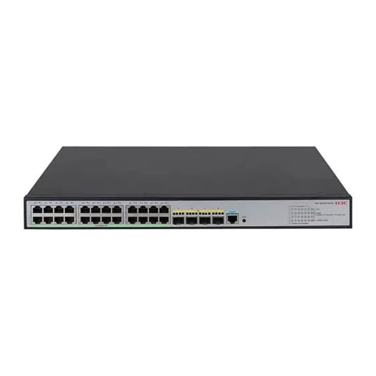 H3C S5130S-28P-HPWR-EI-AC 24-Port Gigabit PoE+ (370W) + 4-Port SFP Combo Layer 2 Yönetilebilir Switch