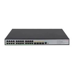H3C S5130S-28P-HPWR-EI-AC 24-Port Gigabit PoE+ (370W) + 4-Port SFP Combo Layer 2 Yönetilebilir Switch