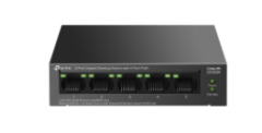 TP-Link LS105GP 4 Port Gigabit PoE Switch 1 Uplink RJ45 65W 250m Extend Mode Metal Kasa Yönetilemez Switch