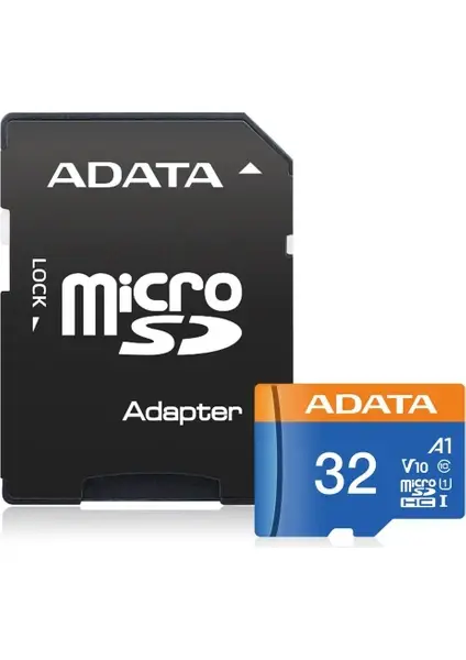 Adata 32GB Premier microSDHC Card with Adapter UHS-I Class10 V10 Hafıza Kartı