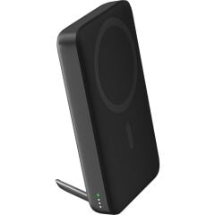 AUKEY PB‑MS02 MagFusion 10000 mAh 38.5 Wh Li‑Polymer 30 W USB‑C PD + 15 W MagSafe Kablosuz Powerbank (Kickstand, Gri)