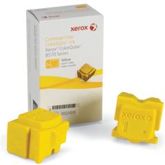 Xerox Phaser 8570 / 8580 Yellow (Sarı) Orijinal Katı Mürekkep (Solid Ink) - 2 Adet Cubuk (108R00938)