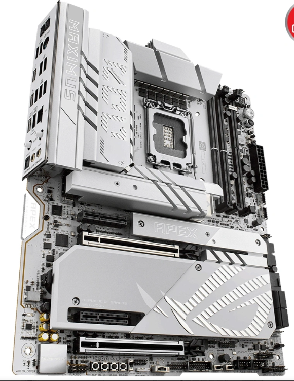 ASUS ROG MAXIMUS Z890 APEX Intel Z890 Chipset LGA1851 DDR5 6x M.2 USB 3.2 WiFi 7 2.5G LAN RGB AURA Sync ATX Gaming Anakart
