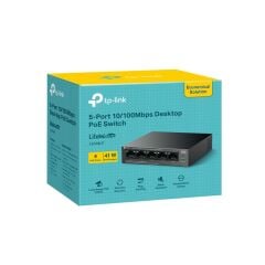 TP-Link LiteWave LS105LP 5-Port 10/100Mbps Desktop Switch with 4-Port PoE+