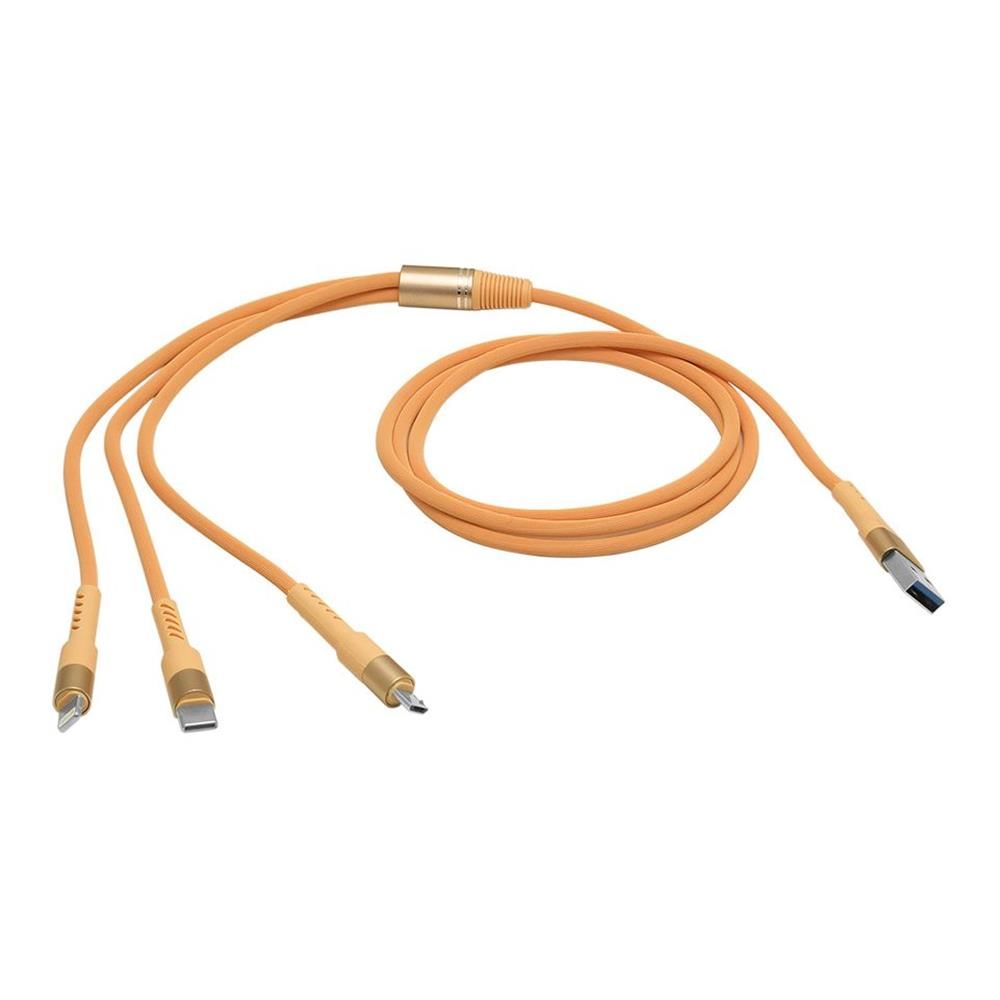 Frisby FA-7564MC 3'ü 1 Arada (3-in-1) USB 2.0 Çoklu Şarj ve Veri Senkronizasyon Kablosu