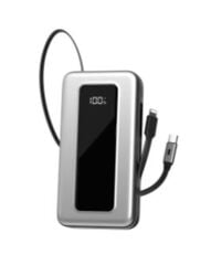 S-link IP-G20M 20000mAh PD65W Makaralı Siyah LCD Taşınabilir Pil Şarj Cihazı Powerbank