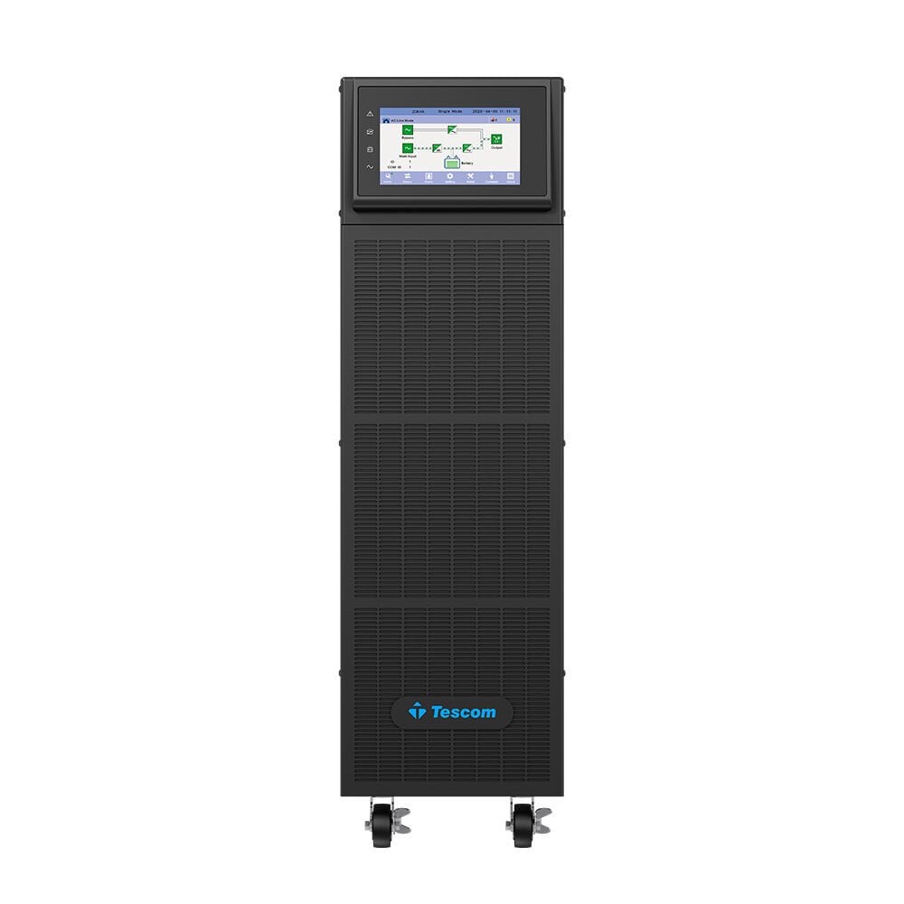 Tescom Teos+ 10 kVA (20x7Ah) 3 Faz Giriş / 3 Faz Çıkış Online Kesintisiz Güç Kaynağı