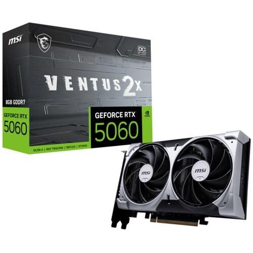 MSI GeForce RTX 5060 Ventus 2X OC 8GB GDDR7 128 Bit Ekran Kartı
