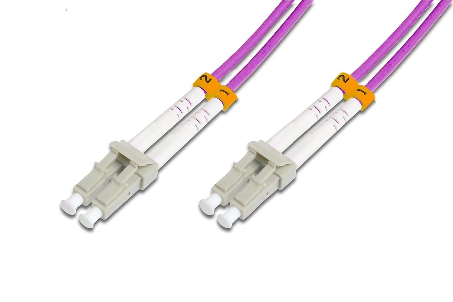 Beek LC-LC Multimode OM4 50-125 Duplex Fiber Optik Patch Kablo - 10 Metre, LSZH