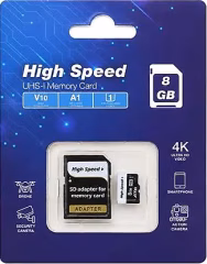 ELBA High Speed 8GB A1 V10 U1 Micro Hafıza Kartı Class10