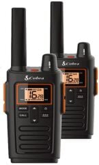 Aselsan Cobra RX380 PMR El Telsizi - 2'li Set - 16 Kanal - 8 Km Menzil - Dahili LED El Feneri - VOX ve LCD Ekran