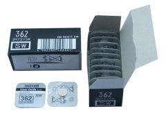Maxell SR721SW 362 Silver Oxide 1.55V Gümüş Oksit Düğme Pil 10'lu Paket