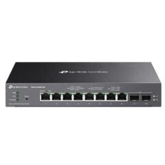 TP-Link Omada SG2210XMP-M2 8-Port 2.5G Multi-Gigabit PoE+ ve 2-Port 10G SFP+ Smart Yönetilebilir Switch