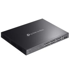 TP-Link Omada ES228GMP 28-Port Gigabit Smart Managed Rackmount Switch with 24-Port PoE+ and 2-Port SFP