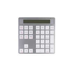 Vcom DK513-Silver Bluetooth 5.0 + 2.4G Kablosuz Masaüstü Hesap Makinesi ve Sayısal Tuş Takımı (Numpad)