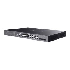 TP-Link Omada TL-SG3428XMPP JetStream 24-Port Gigabit and 4-Port 10GE SFP+ L2+ Managed Switch with 24-Port PoE++
