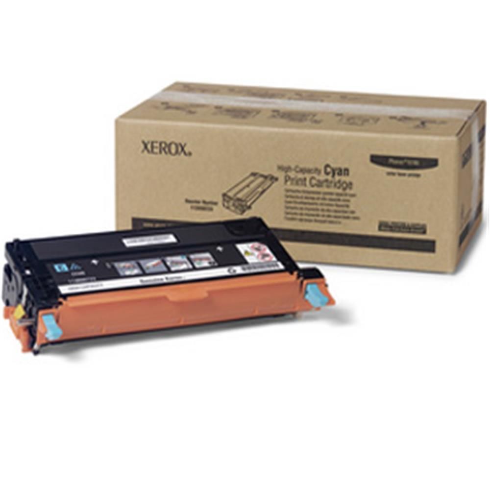 Xerox Phaser 6180 / 6180MFP Camgöbeği (Cyan) Yüksek Kapasiteli Orijinal Toner Kartuşu (113R00723) 6.000 Sayfa
