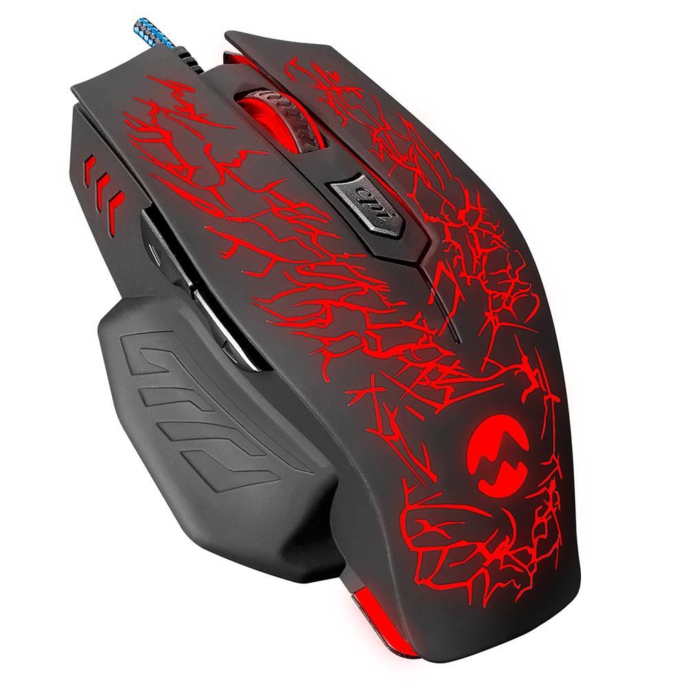 Everest SM-700 USB Siyah Oyun Mouse (1000-3200 DPI) Çift Click Özellikli