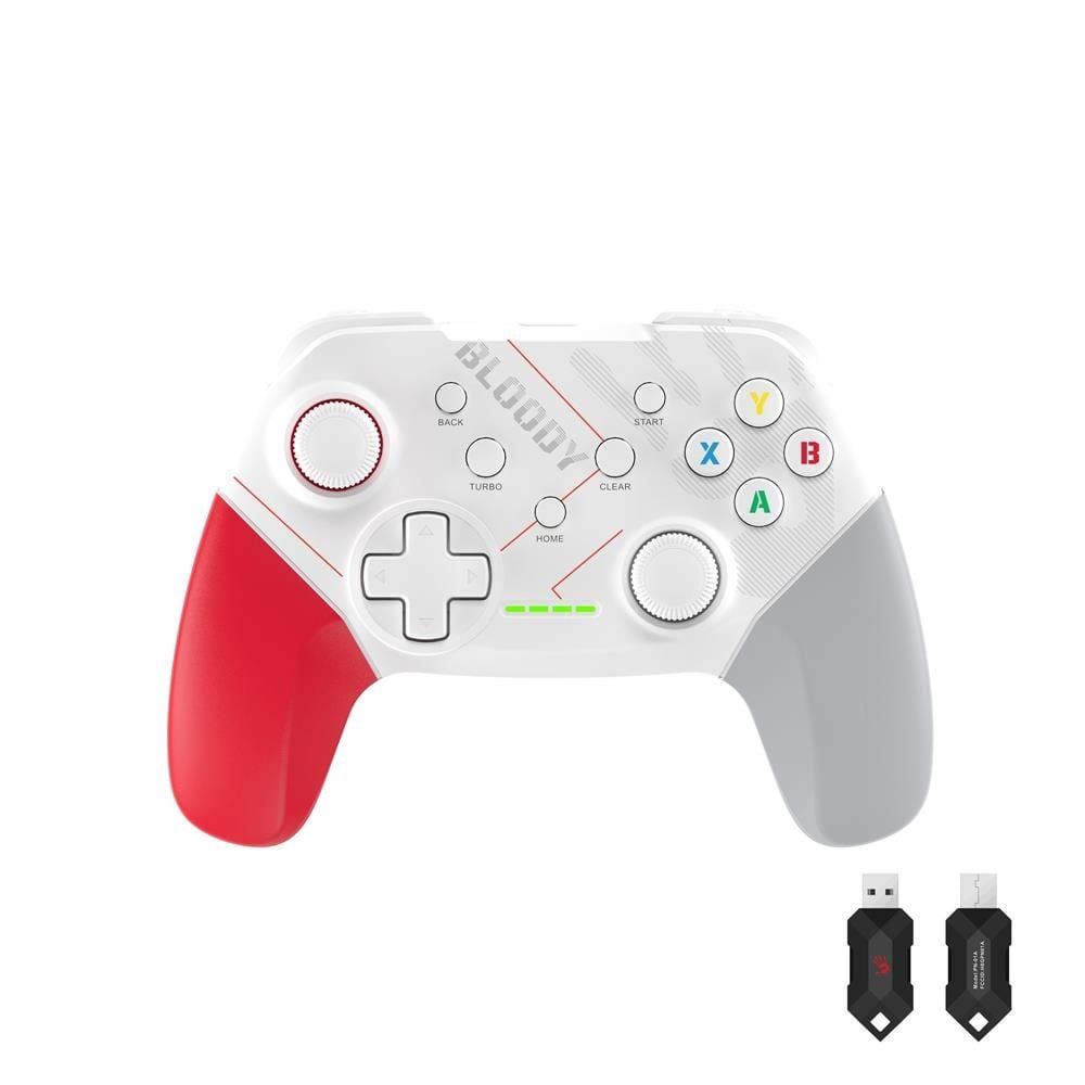A4 Tech Bloody GPW50 2.4GHz Kablosuz & USB PC Android PS3 Sports White Beyaz GamePad