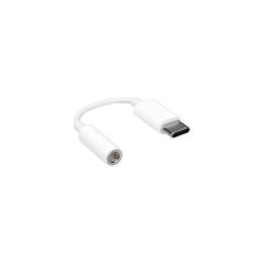 S-link SL-TA50 Type-C Erkek (M) to 3.5mm AUX Dişi (F) 20cm Ses Çevirici Adaptör Beyaz