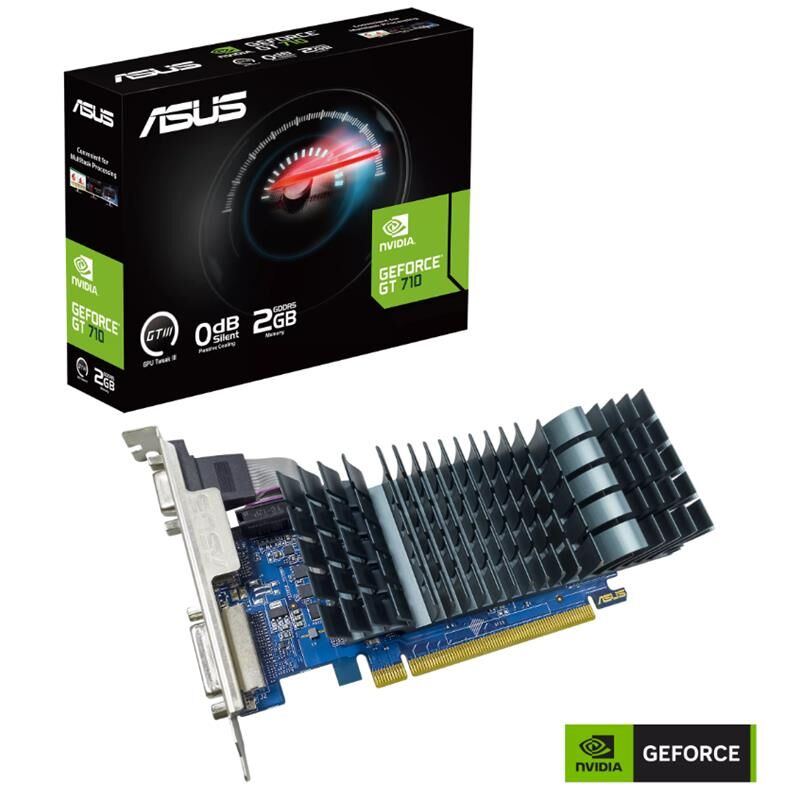 Asus GeForce GT 710 SL 2GB GDDR5 64 Bit Low Profile Ekran Kartı (GT710-SL-2GD5-BRK-EVO)