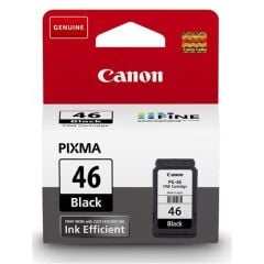 CANON PG-46 (CANON E‑404) 400SF Siyah Mürekkep Kartuş – Orijinal Canon PG‑46 Kartuş, Pixma E404/E414/E464/E484 Serisi Uyumlu, 400 Sayfa Verim