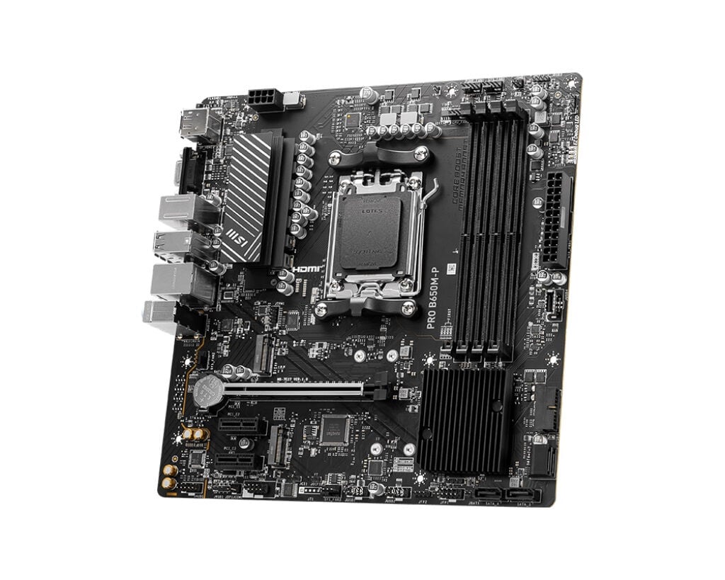 MSI PRO B650M-P mATX AM5 DDR5 6000MHz(OC) RGB HDMI DP Anakart