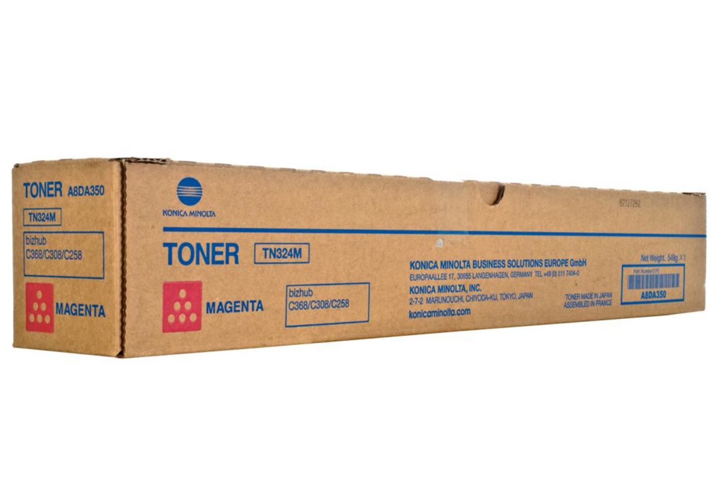 Konica Minolta TN-324M Magenta (Macenta) Orijinal Fotokopi Toneri - Bizhub C258 / C308 / C368 (A8DA350)