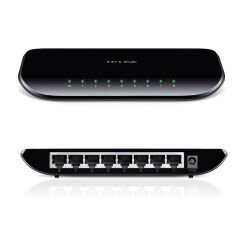TP-Link TL-SG1008D 8 Port 10/100/1000Mbps Gigabit Ethernet RJ45 Plastik Kasa Yönetilemez Switch