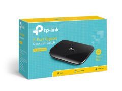 TP-Link TL-SG1005D 5 Port 10/100/1000Mbps Gigabit Ethernet RJ45 Plastik Kasa Yönetilemez Switch