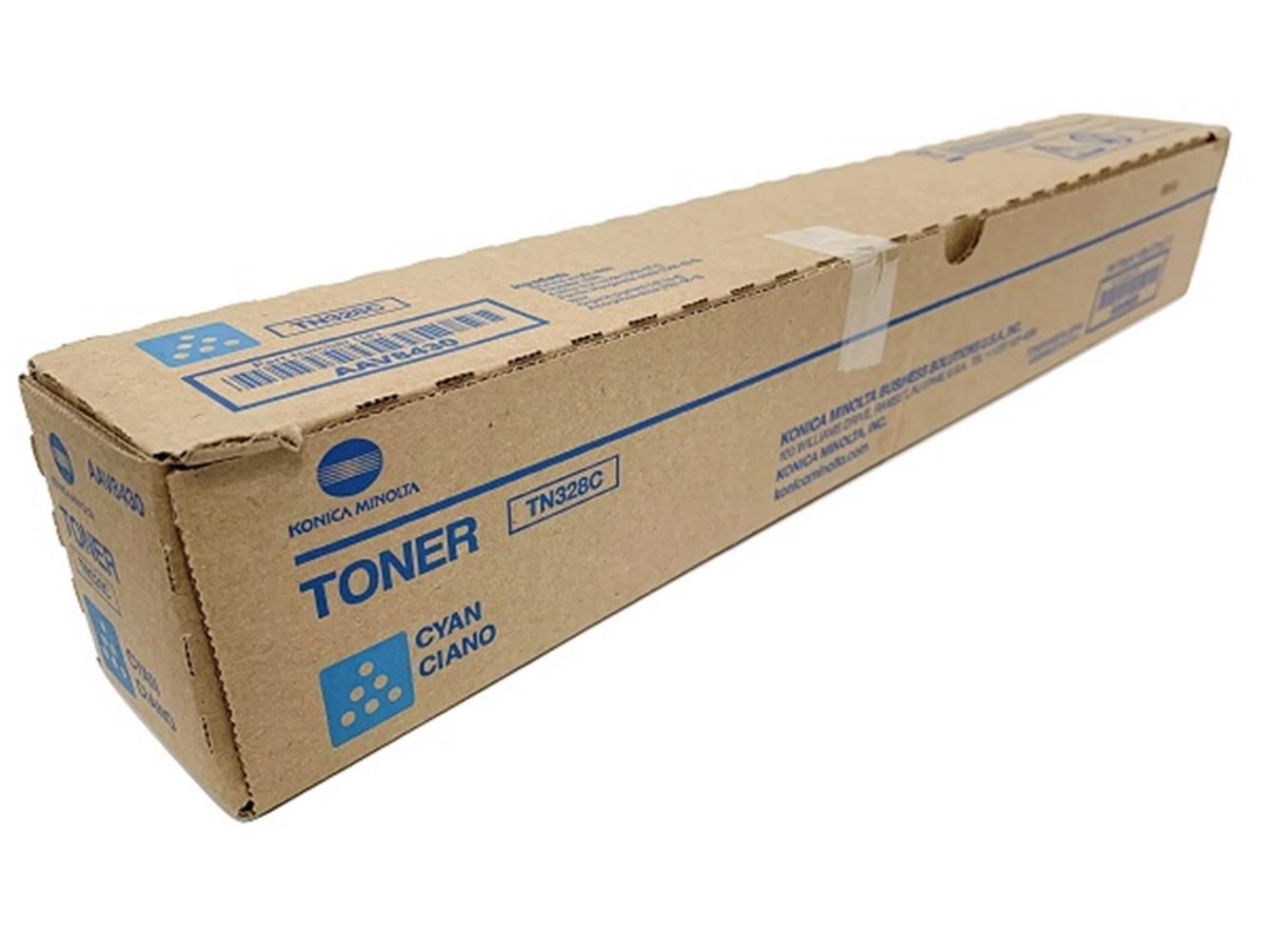 Konica Minolta TN-328C Cam Göbeği (Cyan) Orijinal Fotokopi Toneri - 28.000 Sayfa (Bizhub C250i / C300i / C360i Uyumlu)