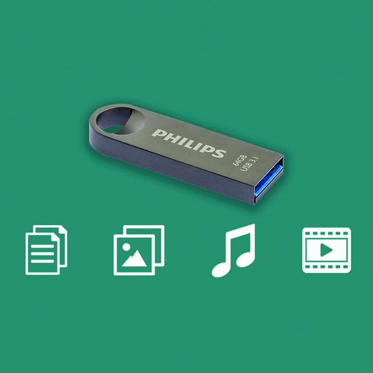 PHILIPS 64GB USB3.1 100/150MB/S FM64FD165B/00