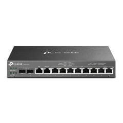 Omada TP‑Link ER7212PC 3‑in‑1 Gigabit VPN Router + 8× PoE+ 110 W + 4× WAN (2× SFP, 1× RJ45 WAN, 1× RJ45 WAN/LAN) + 1 GB DDR3 + 4 GB Flash + Fanless + Omada SDN Controller