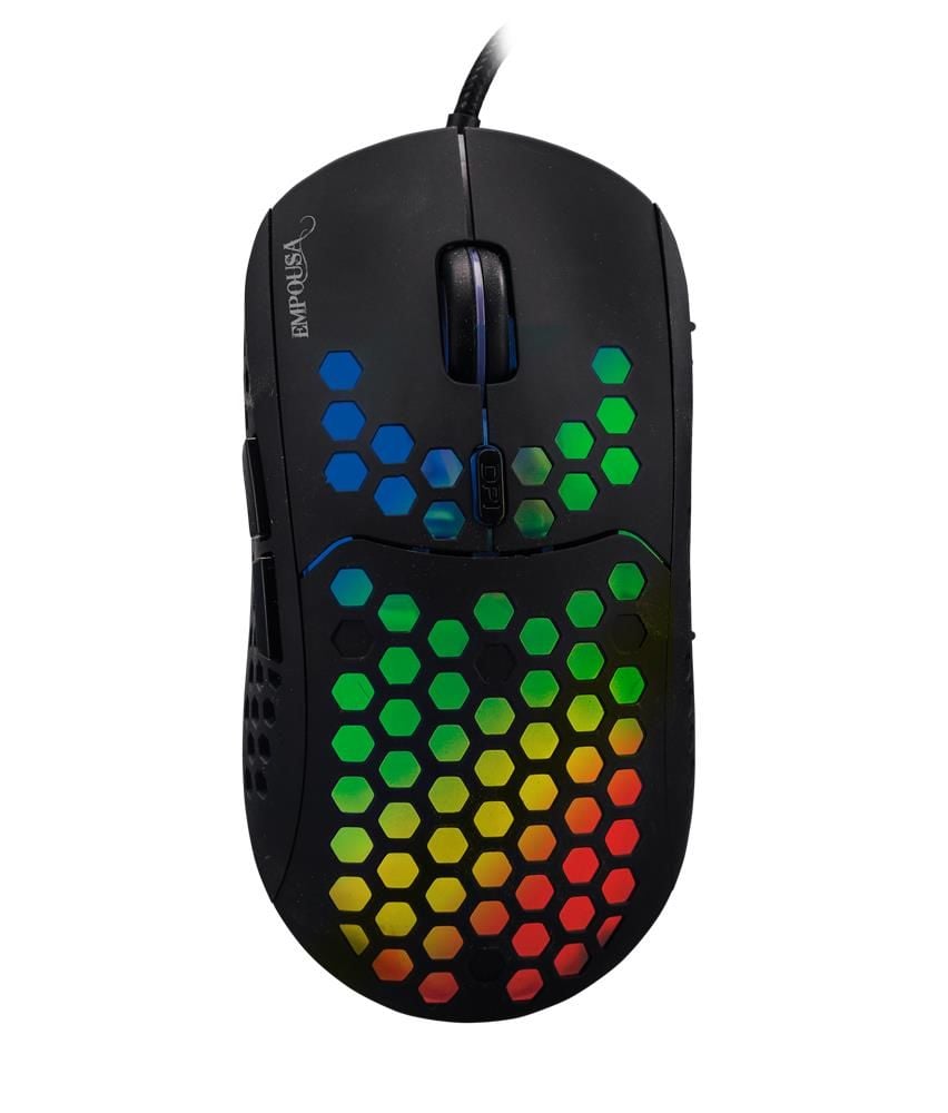 Inca Img-346 6400Dpı  Empousa 6 Prog.Tuş  RGB Macro Keys Gaming Mouse (1.5mt Örgülü Saf Bakır Kablo)