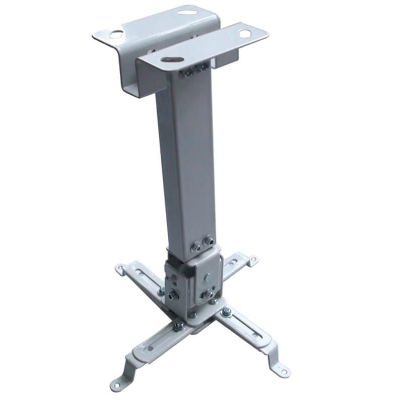 CODEGEN P20 UNIVERSAL 20 CM Projeksiyon Askı Aparatı – Alüminyum, 25 kg Kapasiteli, 180° Açı ve Yükseklik Ayarlı, Kablo Gizlemeli, Tavan & Duvar Montajı