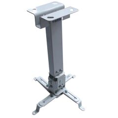 CODEGEN P20 UNIVERSAL 20 CM Projeksiyon Askı Aparatı – Alüminyum, 25 kg Kapasiteli, 180° Açı ve Yükseklik Ayarlı, Kablo Gizlemeli, Tavan & Duvar Montajı