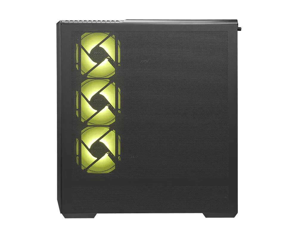 MSI MAG PANO 130R PZ Siyah Panoramik Temperli Cam ATX ARGB Oyuncu Kasası