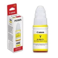 Canon GI‑490Y 0666C001 Orijinal 70 ml Sarı Mürekkep Tankı (~7.000 Sayfa) – Canon PIXMA G Serisi ile Uyumludur