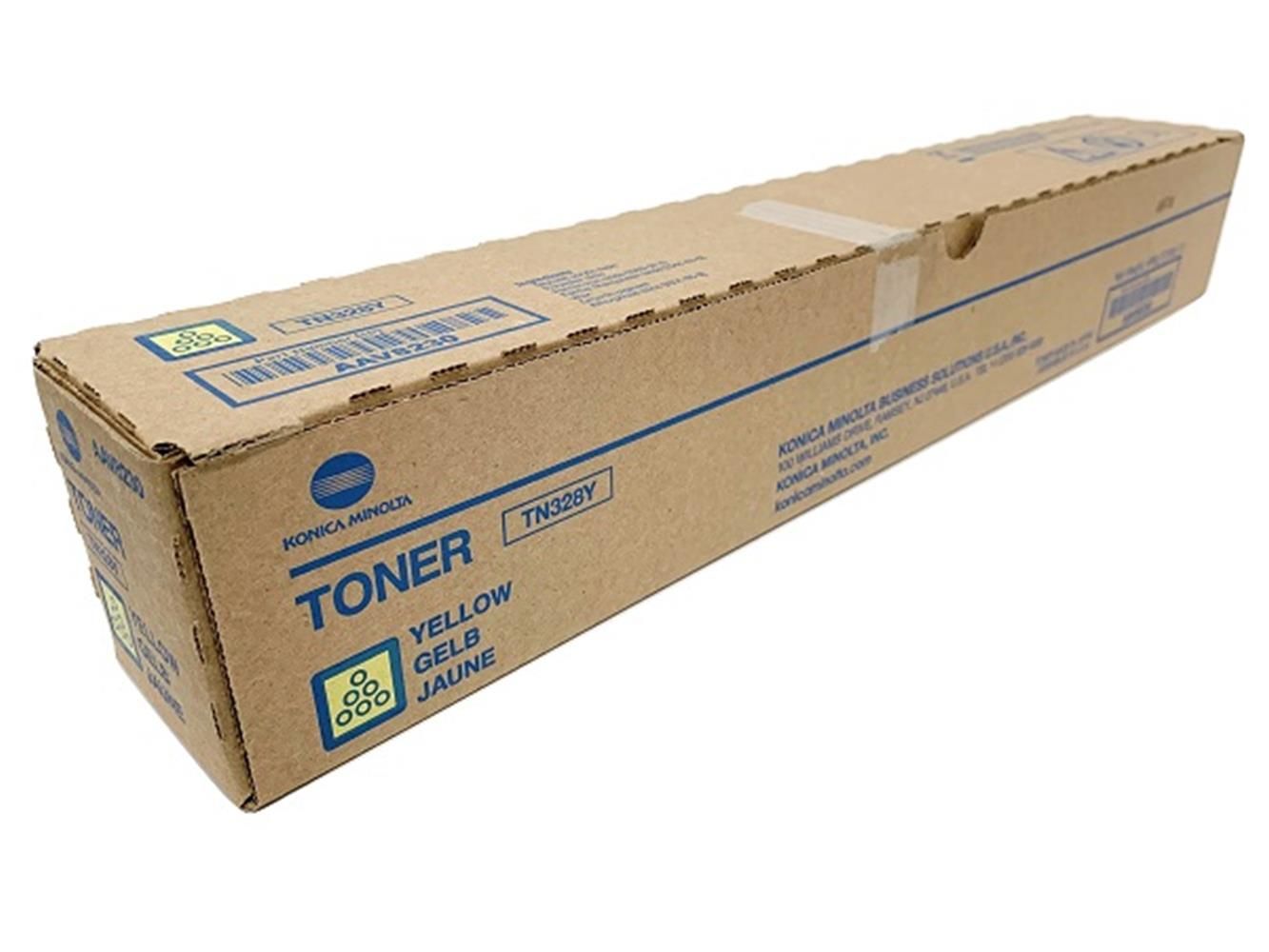 Konica Minolta TN-328Y Sarı (Yellow) Orijinal Fotokopi Toneri - 28.000 Sayfa (Bizhub C250i / C300i / C360i)