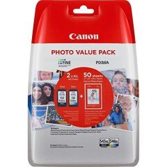 Canon PG‑46/CL‑56 Siyah & Renkli Kartuş Seti (Canon PIXMA E‑Serisi Uyumlu: E204/E304/E3140/E404/E414/E4240/E464/E474/E484)