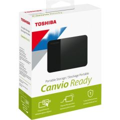 Toshiba Canvio Ready 1 TB 2.5″ USB 3.2 Gen 1 (USB 3.1 Gen 1) Harici Sabit Disk HDTP310EK3AA Siyah